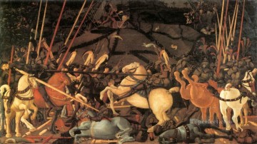 パオロ・ウッチェロ Painting - ベルナルディーノ・デッラ・チャルダ ルネッサンス初期に馬から投げ落とされた パオロ・ウッチェッロ